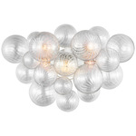 Talia Wall Sconce - Plaster White / Clear
