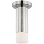 Ace Mini Ceiling Light - Polished Nickel / White