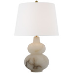 Ciccio Table Lamp - Alabaster / Linen
