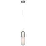 Junio Pendant - Polished Nickel / Frosted