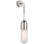 Junio Wall Sconce - Polished Nickel / Frosted