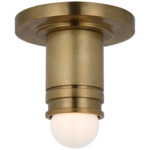 Top Hat Ceiling Light - Hand-Rubbed Antique Brass