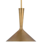 Rosetta Pendant - Hand-Rubbed Antique Brass