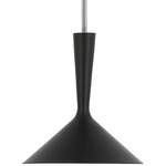 Rosetta Pendant - Polished Nickel / Matte Black