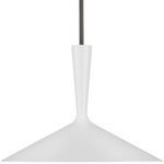 Rosetta Pendant - Bronze / Matte White
