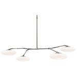 Brindille Chandelier - Polished Nickel / White