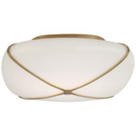 Fondant Ceiling Light - Soft Brass / White