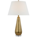 Aris Table Lamp - Antique Burnished Brass / Linen