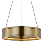 Connery Chandelier - Antique Burnished Brass