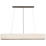 Palati Linear Chandelier - Bronze / Linen