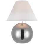 Brielle Table Lamp - Silver / Linen
