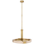 Covet Ring Chandelier - Antique-Burnished Brass / Alabaster
