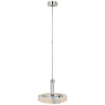 Covet Ring Chandelier - Polished Nickel / Alabaster