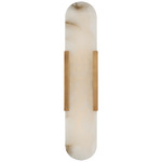 Melange Elongated Wall Sconce - Antique-Burnished Brass / Alabaster