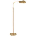 Basden Pharmacy Adjustable Floor Lamp - Antique-Burnished Brass