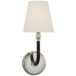 Basden Wall Sconce - Polished Nickel / Linen