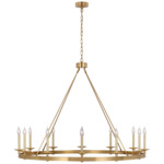 Launceton Ring Chandelier - Antique Burnished Brass