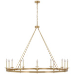 Launceton Ring Chandelier - Antique Burnished Brass