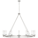 Launceton Ring Chandelier - Polished Nickel