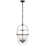 Lorford Pendant - Aged Iron / Clear
