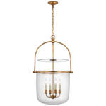 Lorford Pendant - Gilded Iron / Clear
