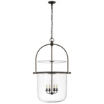 Lorford Pendant - Aged Iron / Clear