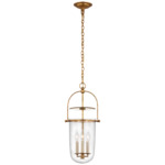 Lorford Pendant - Gilded Iron / Clear