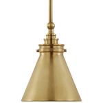 Parkington Cone Pendant - Antique Burnished Brass