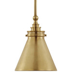 Parkington Solid Pendant - Antique Burnished Brass