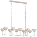 Alberto Linear Chandelier - Plaster White