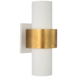 Chalmette Wall Sconce - Plaster White / Gild