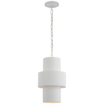 Chalmette Layered Pendant - Plaster White