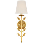 Avery Wall Sconce - Hand Rubbed Antique Brass / Linen