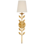 Avery Wall Sconce - Hand Rubbed Antique Brass / Linen