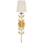 Avery Wall Sconce - Hand-Rubbed Antique Brass / Linen