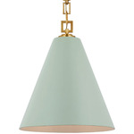 Theo Pendant - Pale Blue