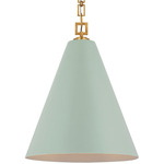 Theo Pendant - Pale Blue