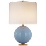 Elsie Table Lamp - Blue / Linen