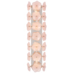 Leighton Wall Sconce - Polished Nickel / Blush Tinted