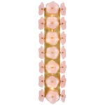 Leighton Wall Sconce - Soft Brass / Blush Tinted