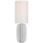 Alessio Table Lamp - Plaster White / Linen