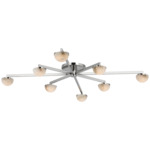 Pedra Ceiling Light - Polished Nickel / Alabaster