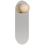 Pertica Wall Sconce - Polished Nickel / Alabaster