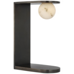 Pertica Desk Lamp - Mirrored Bronze / Alabaster