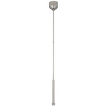 Rousseau Orb Pendant - Polished Nickel / Clear