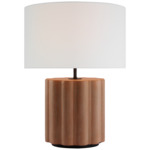 Scioto Table Lamp - Terracotta Stained Concrete / Linen