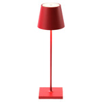 Poldina Pro Rechargeable Table Lamp - Ruby Red
