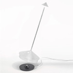 Pina Pro Portable Table Lamp - Silver Leaf