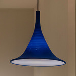 Cabana Pendant - Black / Electric Blue