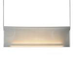 Nebra Linear Pendant - Black / Inox